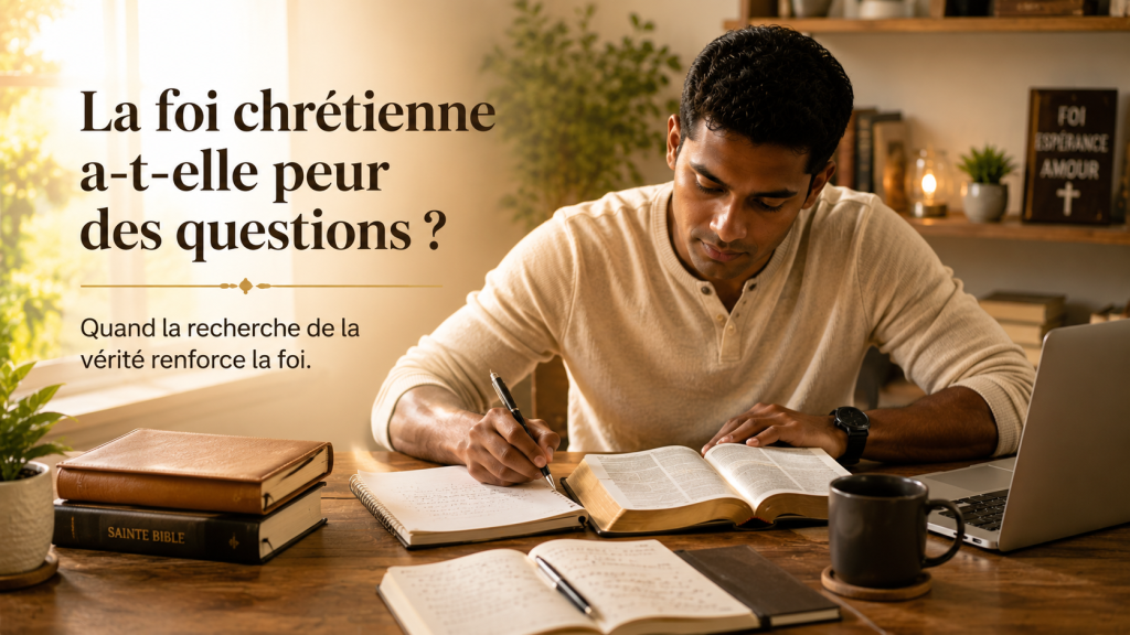 La foi chrétienne a-t-elle peur des questions ?